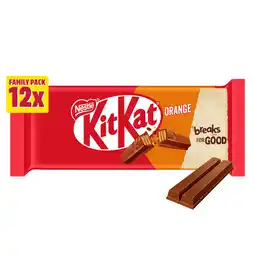 Iceland KitKat 2 Finger Orange Chocolate Biscuit Bar 12 Pack Multipack 248.4g offer