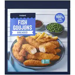Iceland Iceland Breaded Fish Goujons 400g offer