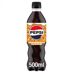 Iceland Pepsi Limited Edition Zero Sugar Gingerbread Flavour 500ml offer