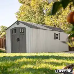 Costco Lifetime 8ft x 20ft (2.4 x 6.1m) Storage Shed - Model 60470 offer