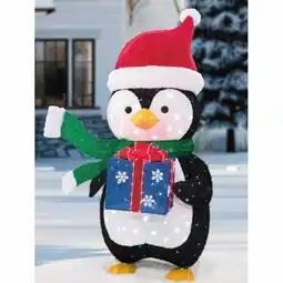 Costco 5ft LED Penguin With Gift Box offer