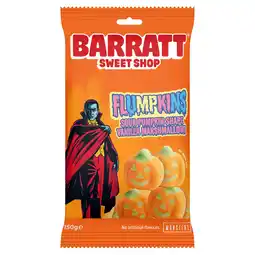 Iceland Barratt Sweet Shop Flumpkins Sour Pumpkin Shape Vanilla Marshmallows 150g offer
