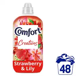 Iceland Comfort Perfume Creations Fabric Conditioner Strawberry & Lily 1.44 L offer