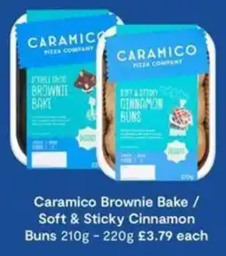 SuperValu Caramico brownie bake / soft & sticky cinnamon buns offer