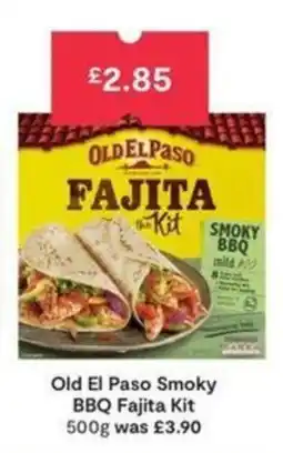 SuperValu Old El Paso Smoky BBQ Fajita Kit offer