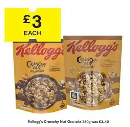 SuperValu Kellogg's crunchy nut granola offer