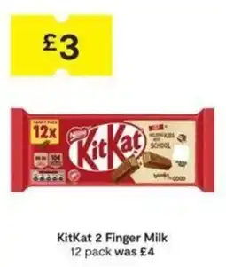 SuperValu KitKat 2 Finger Milk offer