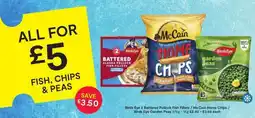 SuperValu Fish, Chips & Peas offer