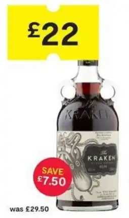 SuperValu The kraken black rum offer