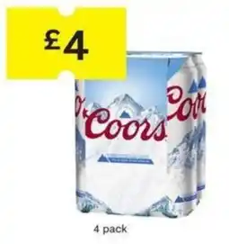 SuperValu Coors offer