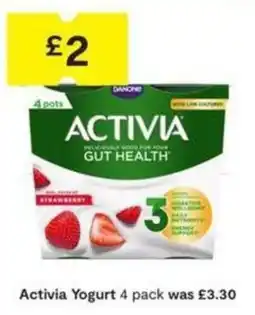 SuperValu Activia Yogurt offer
