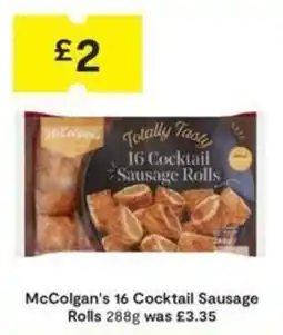 SuperValu McColgan's 16 Cocktail Sausage Rolls offer