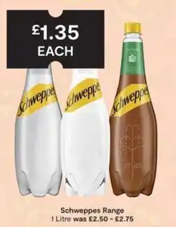 SuperValu Schweppes Range offer