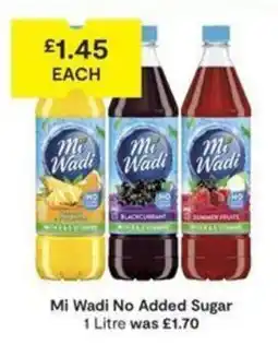 SuperValu Mi Wadi no added sugar offer