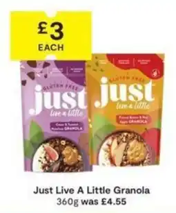 SuperValu Just Live A Little Granola offer