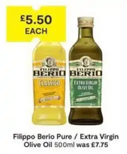 SuperValu Filippo Berio Pure / Extra Virgin Olive Oil offer
