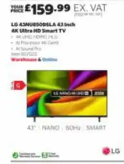 Costco Lg 43 inch 4k ultra hd smart tv offer