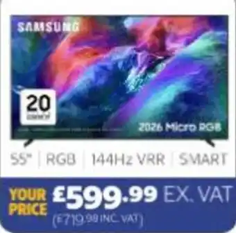 Samsung 55" Smart TV