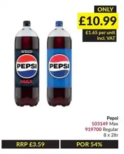 Musgrave MarketPlace Pepsi Max offer