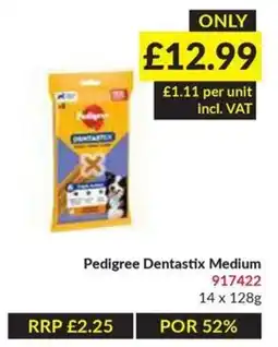 Musgrave MarketPlace Pedigree Dentastix Medium offer