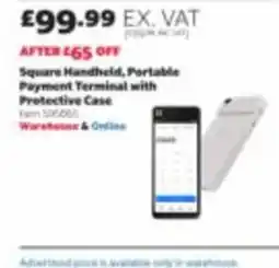 Costco Square Handheld Portable Payment Terminal with Protective Case offer