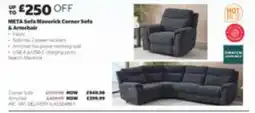 Costco Meta Sofa Maverick Corner Sofa & Armchair offer