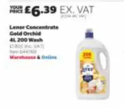 Costco Lenor concentrate gold orchid offer