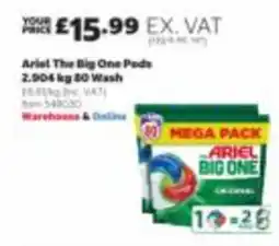 Costco Ariel the big one pods offer
