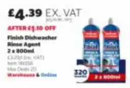 Costco Finish dishwasher rinse agent offer