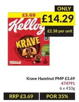 Musgrave MarketPlace Kellogg's krave hazelnut offer