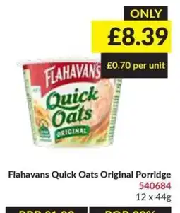 Musgrave MarketPlace Flahavans quick oats original porridge offer