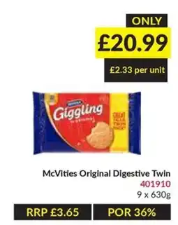 Musgrave MarketPlace McVities Original Digestive Twin offer
