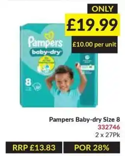 Musgrave MarketPlace Pampers baby-dry offer