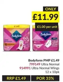 Musgrave MarketPlace Bodyform Ultra Normal Wings offer