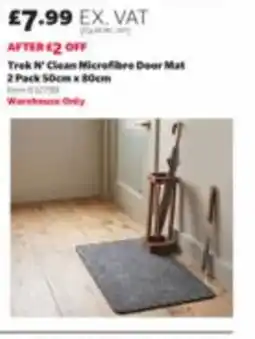 Costco Trek N' Clean Microfibre Door Mat offer