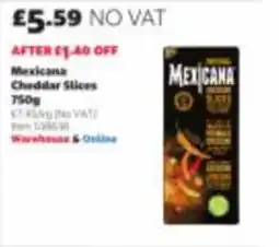 Costco Mexicana cheddar slices offer