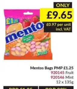 Musgrave MarketPlace Mentos Bags offer