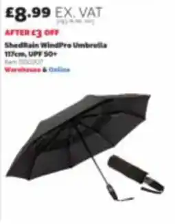 Costco ShedRain WindPro Umbrella offer