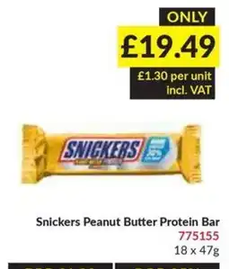 Musgrave MarketPlace Snickers peanut butter protein bar offer