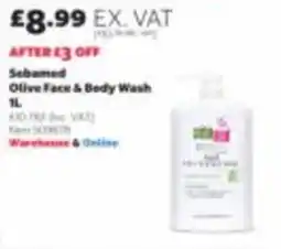 Costco Sebamed olive face & body wash offer