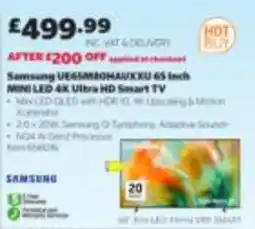 Costco Samsung 65 inch mini led 4k ultra hd smart tv offer