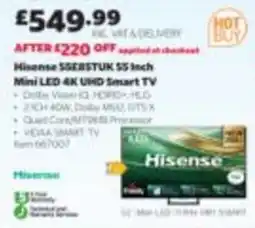 Costco Hisense 55 inch Mini LED 4K UHD Smart TV offer