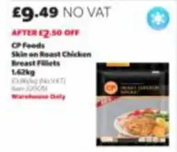 Costco Cp Foods skin on roast chicken breast fillets offer