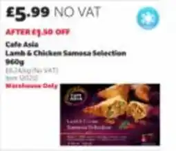 Costco Cafe Asia lamb & chicken samosa selection offer