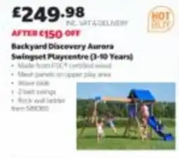 Costco Backyard Discovery Aurora Swingset Playcentre offer