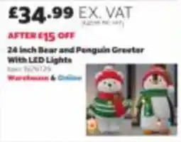 Costco Bear and Penguin Greetor offer