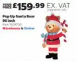 Costco Pop Up Santa Bear offer