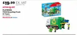 Costco Playmobil Recycling Truck offer