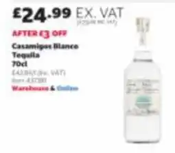 Costco Casamigos Blanco Tequila offer