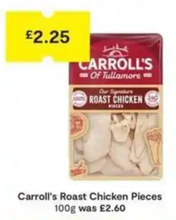 SuperValu Carroll's roast chicken pieces offer